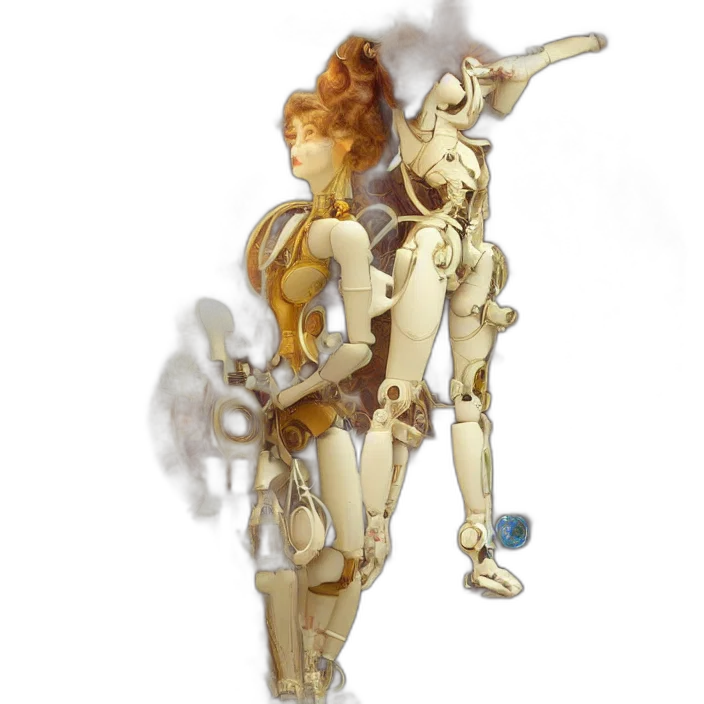 robot, staff, jewelry, concept art transparent PNG cut-out