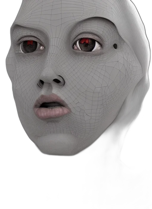 mask, face, robot, creature transparent PNG cut-out