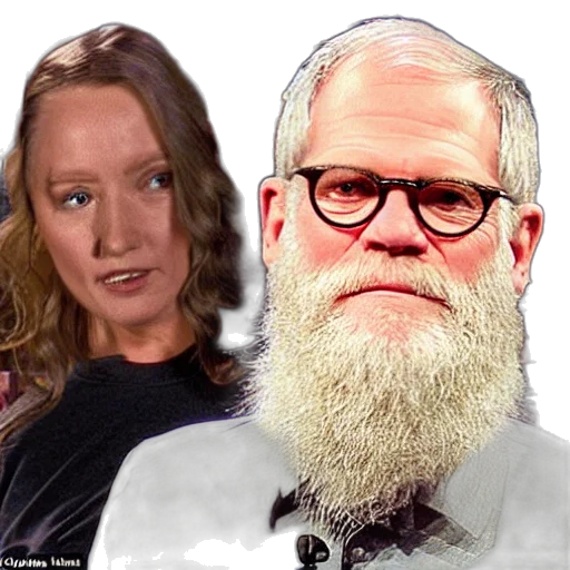 hair, face, david, letterman transparent PNG cut-out