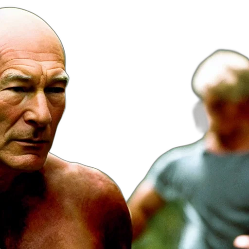 face, film, still, patrick, stewart, movie, rambo transparent PNG cut-out