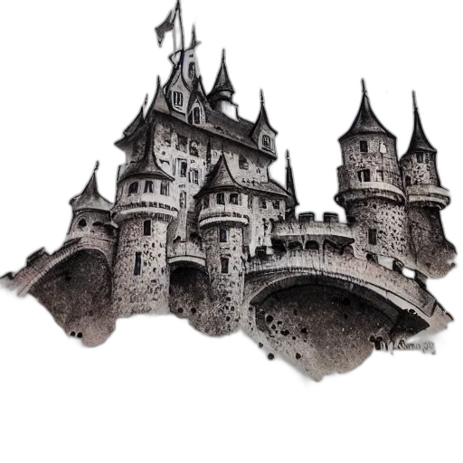 building, crown, concept art, fantasy art transparent PNG cut-out