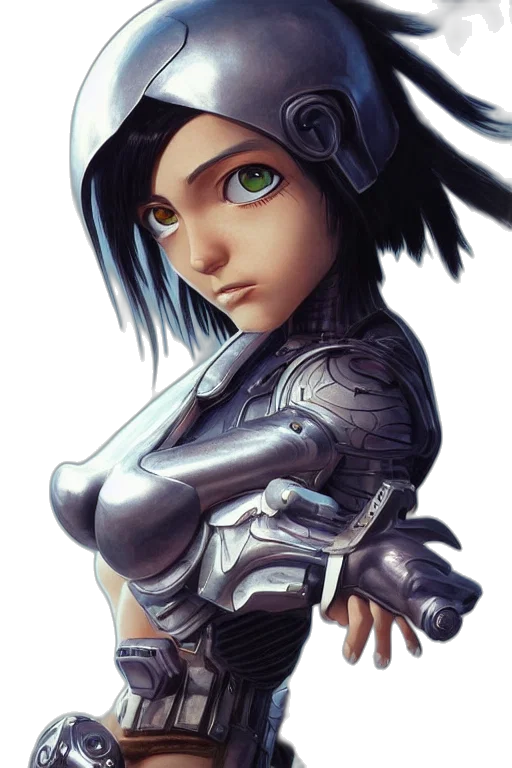 robot, weapon, face, sword transparent PNG cut-out