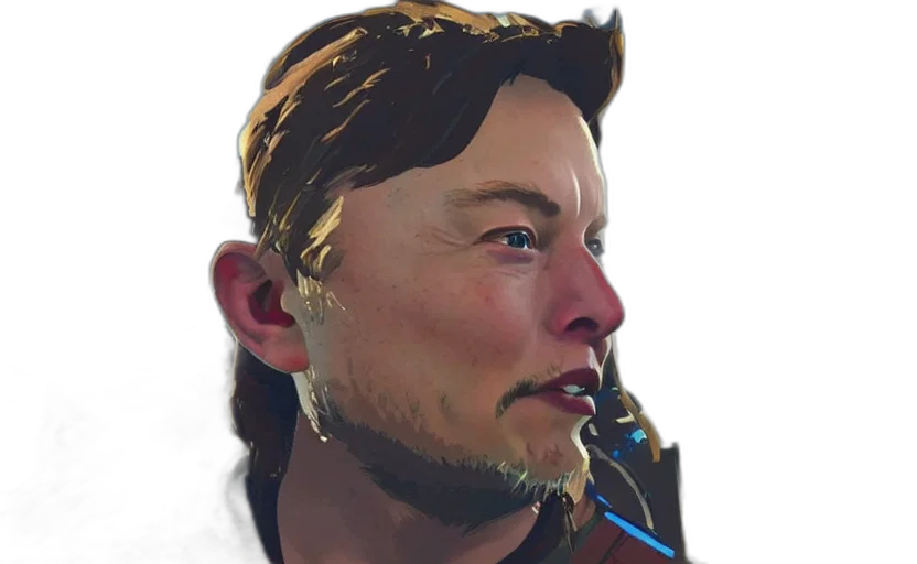 face, staff, robot, mask, concept art, photorealistic, cartoon, cyberpunk transparent PNG cut-out