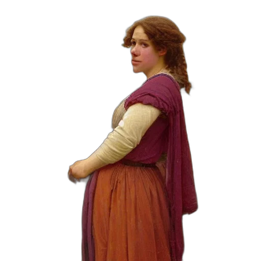dress, staff, sword, face transparent PNG cut-out
