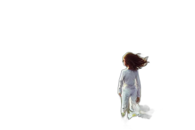 hair, robot, creature, dress, concept art, 3d render, photorealistic, anime transparent PNG cut-out