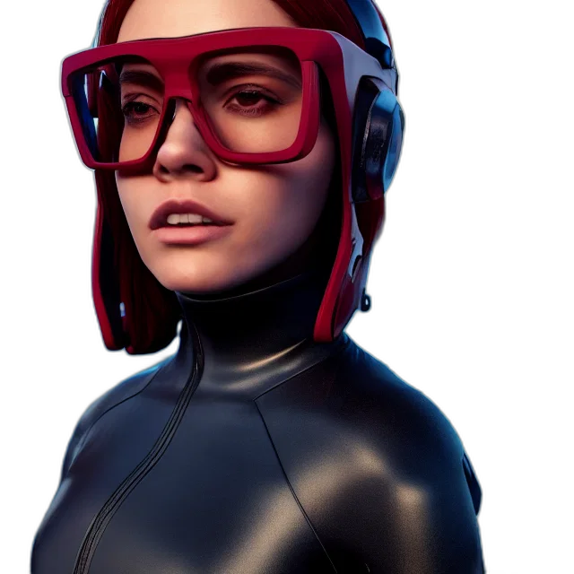 mask, face, robot, 3d render transparent PNG cut-out