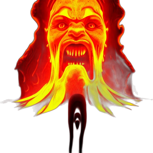 face, mask, staff, creature, concept art, fantasy art, pixel art, comic book art transparent PNG cut-out