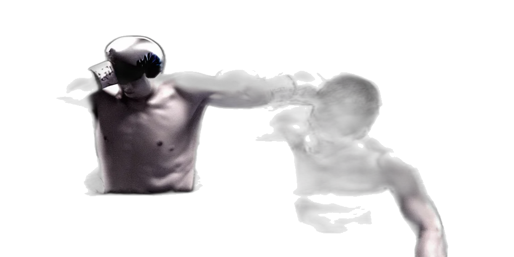 robot, mask, weapon, creature transparent PNG cut-out