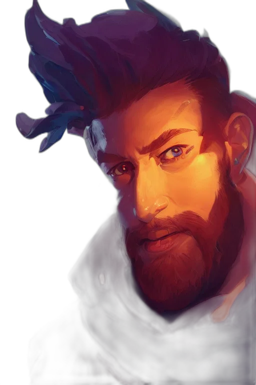 face, dragon, fantasy art, concept art, cyberpunk, photorealistic, neon lights, blue transparent PNG cut-out