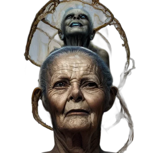 face, mask, staff, crown transparent PNG cut-out