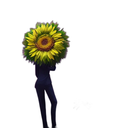 flower, staff, crown, mask transparent PNG cut-out