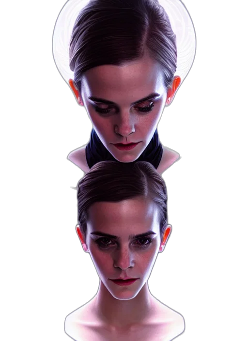 face, mask, crown, robot, concept art, 3d render, photorealistic, cyberpunk transparent PNG cut-out