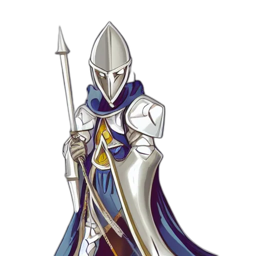 sword, staff, weapon, fantasy art, concept art, pixel art, 3d render, blue transparent PNG cut-out