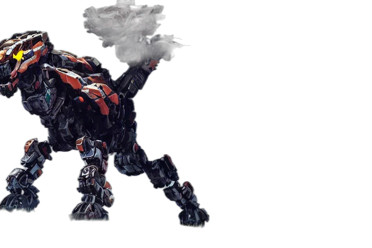 robot, creature, animal, dragon transparent PNG cut-out