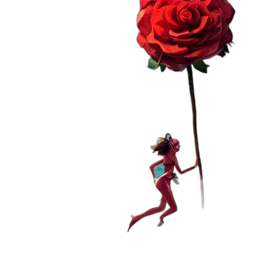 flower, staff, weapon, sword, concept art, pixel art, fantasy art, 3d render transparent PNG cut-out