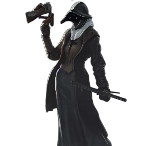 staff, weapon, jacket, mask transparent PNG cut-out