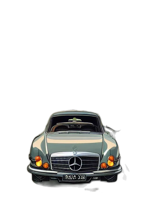 car, photorealistic, 3d render, portrait transparent PNG cut-out