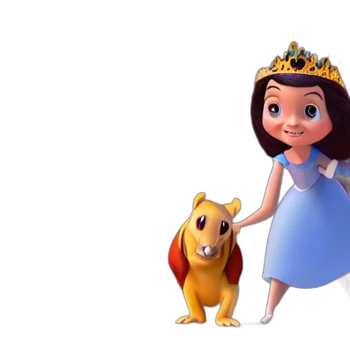 crown, dress, 3d render, concept art transparent PNG cut-out
