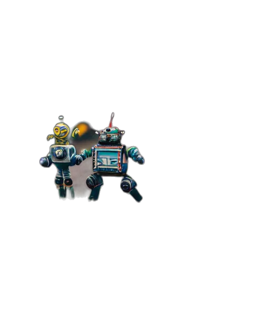 robot, weapon, staff, jewelry transparent PNG cut-out