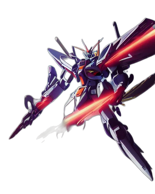 weapon, sword, robot, concept art, anime, 3d render, pixel art, highly transparent PNG cut-out