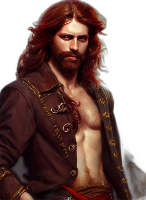 sword, fantasy art, photorealistic, concept art, oil painting, red, portrait, painting transparent PNG cut-out