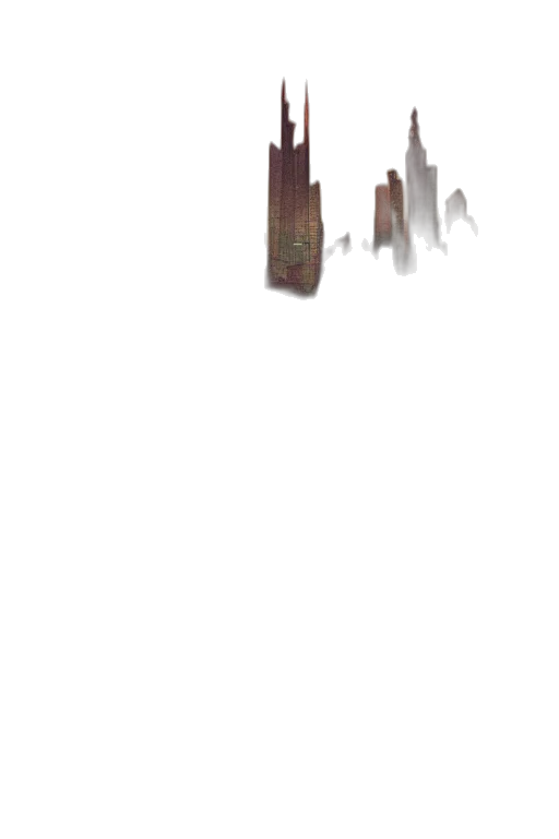 building, robot, weapon, crown transparent PNG cut-out