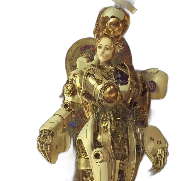robot, weapon, jewelry, staff transparent PNG cut-out