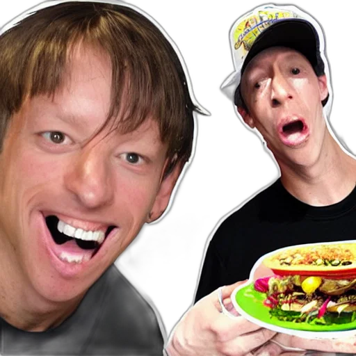 food, hat, creature, face, photorealistic, tony, hawk, pro transparent PNG cut-out