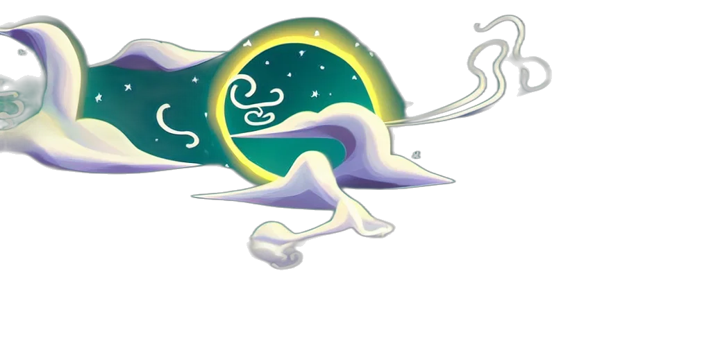 dragon, fantasy art, concept art, vaporwave, watercolor, outer space, night, fog transparent PNG cut-out