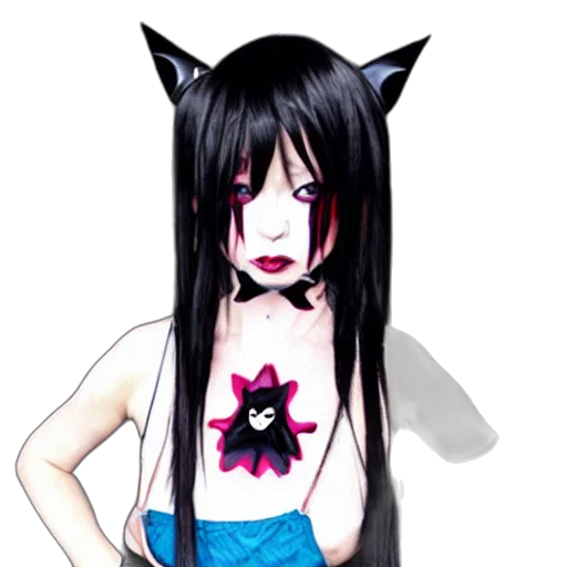 mask, creature, staff, anime, pixel art, fantasy art, 3d render, dark transparent PNG cut-out
