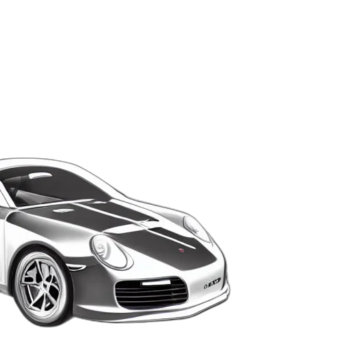 car, 3d render, photorealistic, concept art transparent PNG cut-out
