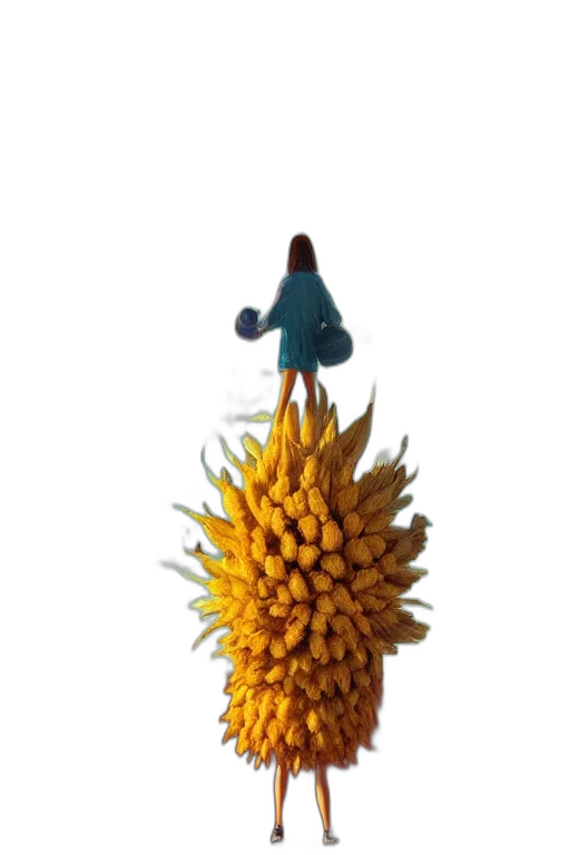flower, staff, crown, food transparent PNG cut-out