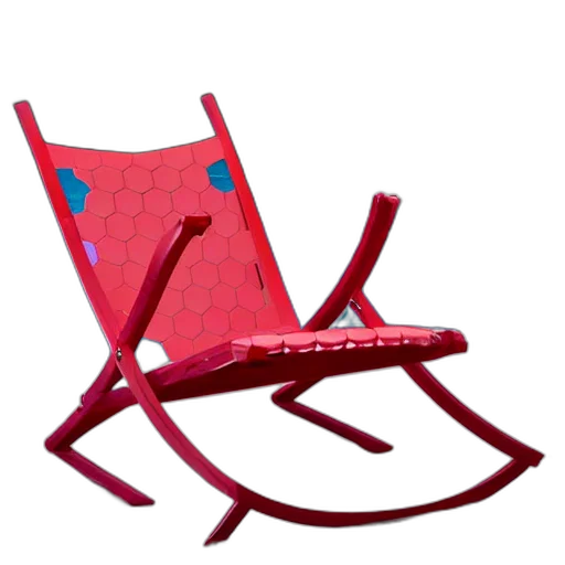 furniture, umbrella, crown, hat, 3d render, concept art, photorealistic, red transparent PNG cut-out