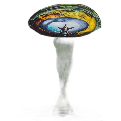 umbrella, hair, weapon, staff transparent PNG cut-out