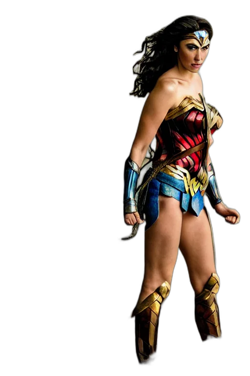 comic book art, concept art, 3d render, wonder transparent PNG cut-out
