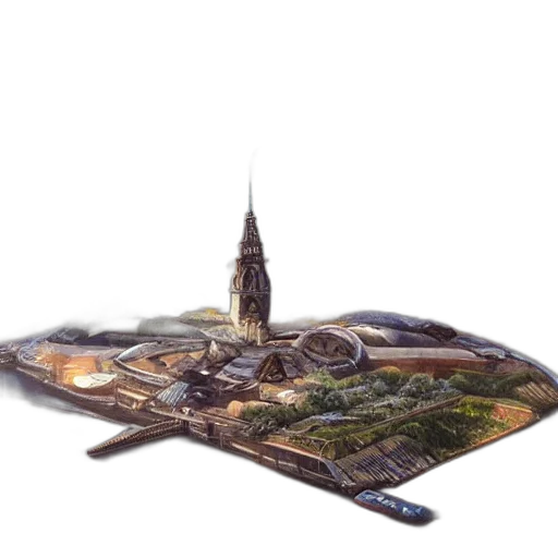 concept art, photorealistic, 3d render, fantasy art transparent PNG cut-out