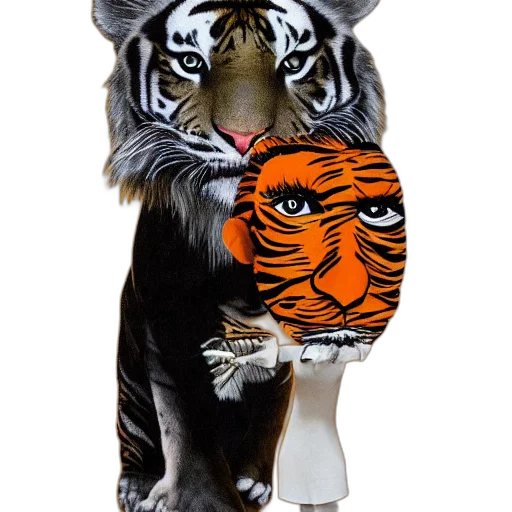mask, animal, 3d render, photorealistic transparent PNG cut-out