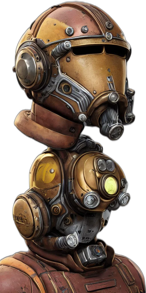 robot, mask, weapon, face transparent PNG cut-out