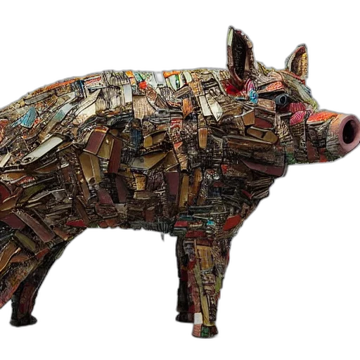 animal, food, weapon, 3d render transparent PNG cut-out