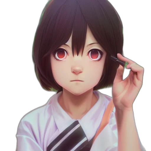 face, weapon, staff, mask, anime, pixel art, photorealistic, concept art transparent PNG cut-out