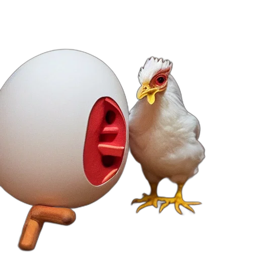 animal, food, mask, hat, 3d render, concept art, photorealistic, pixel art transparent PNG cut-out