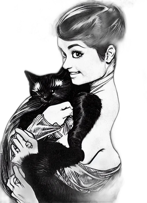 cartoon, comic book art, pencil sketch, fantasy art transparent PNG cut-out