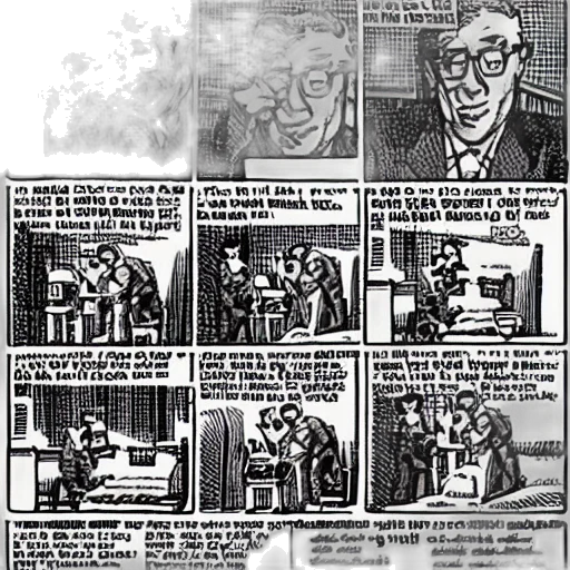 comic book art, fire, robert, crumb transparent PNG cut-out