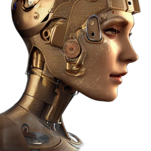robot, face, mask, jewelry transparent PNG cut-out