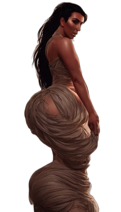 dress, hair, creature, animal transparent PNG cut-out