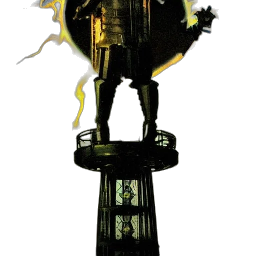 robot, staff, weapon, sword transparent PNG cut-out