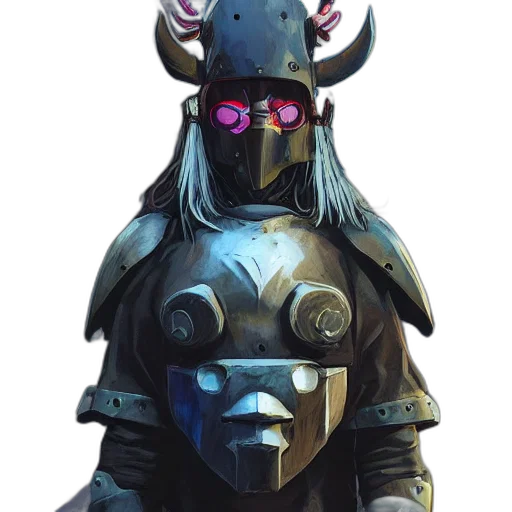 mask, robot, face, creature transparent PNG cut-out
