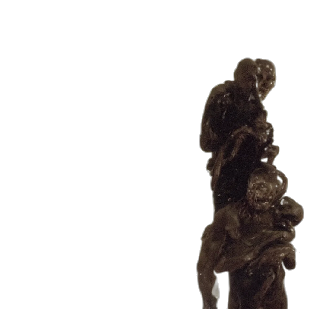 staff, 3d render, forest, underwater transparent PNG cut-out