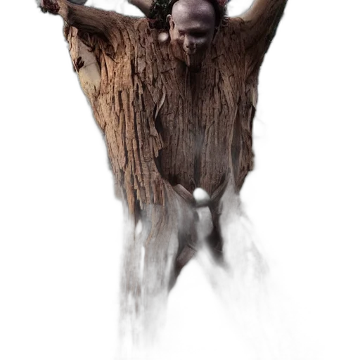 creature, animal, tree, hair transparent PNG cut-out