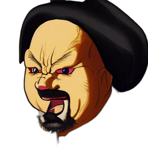 face, mask, hat, staff transparent PNG cut-out